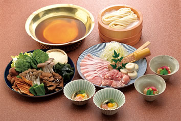 つるとんたんのメニュー一例